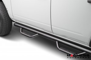 Ford Bronco Side Steps - 4 Door - 3" Nerf Step Bars - Textured Black - N Fab 